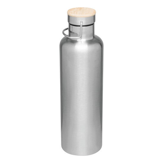 Vakuum-Isolierflasche JUMBO MILITARY, silber
