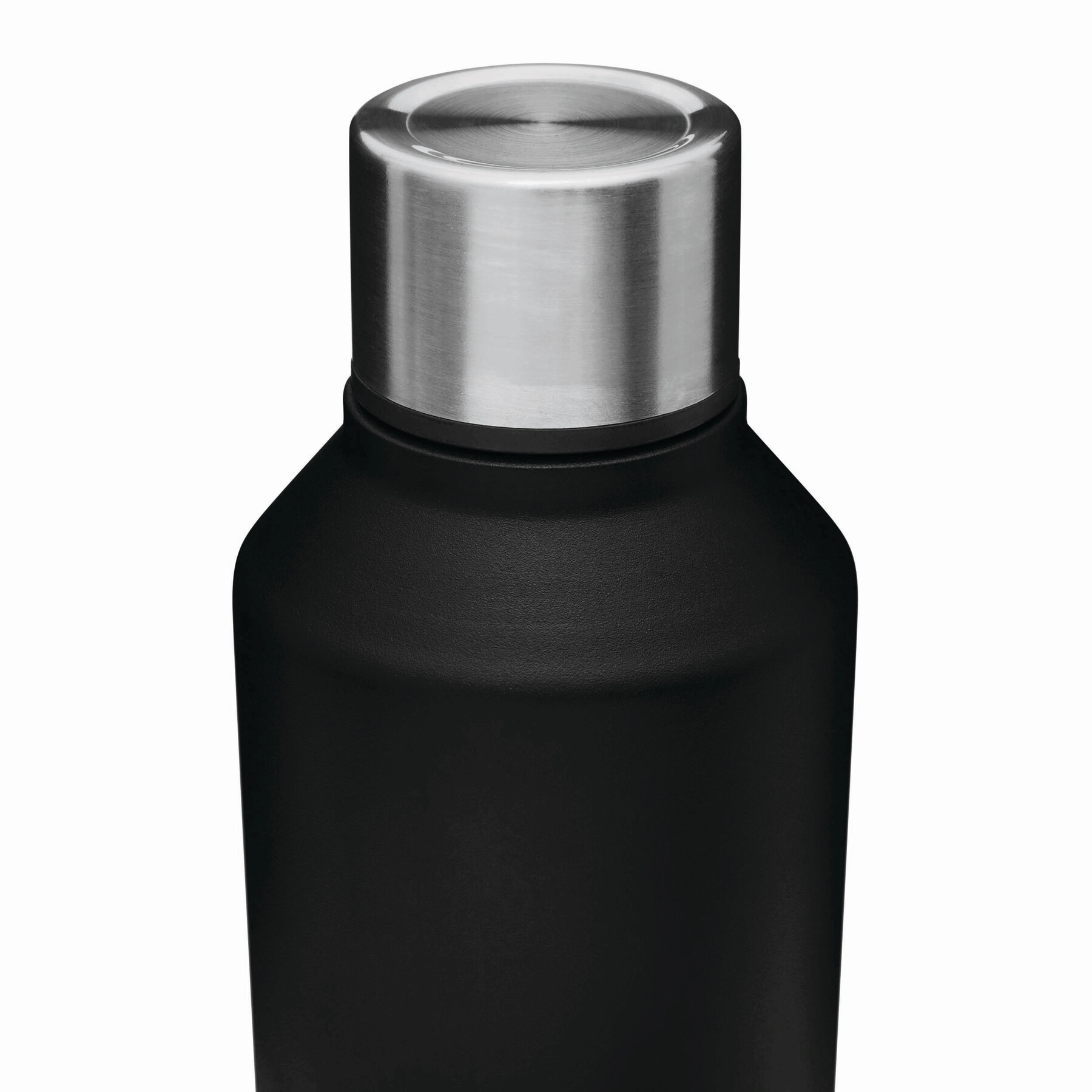 Vakuum-Trinkflasche RICH FLAVOUR, schwarz