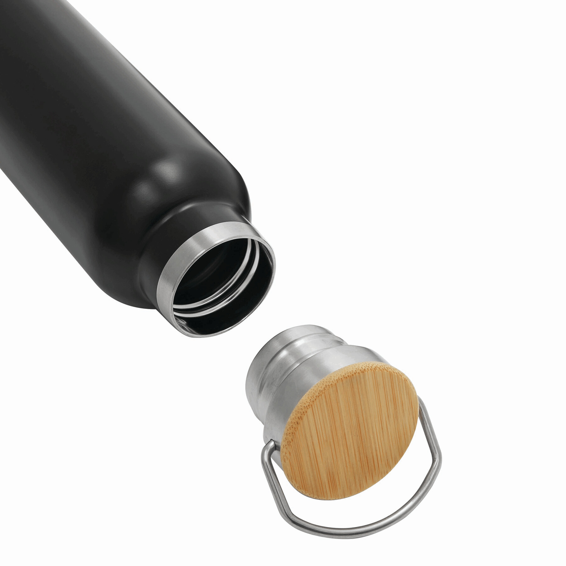 Vakuum-Trinkflasche ECO FLAVOUR, schwarz