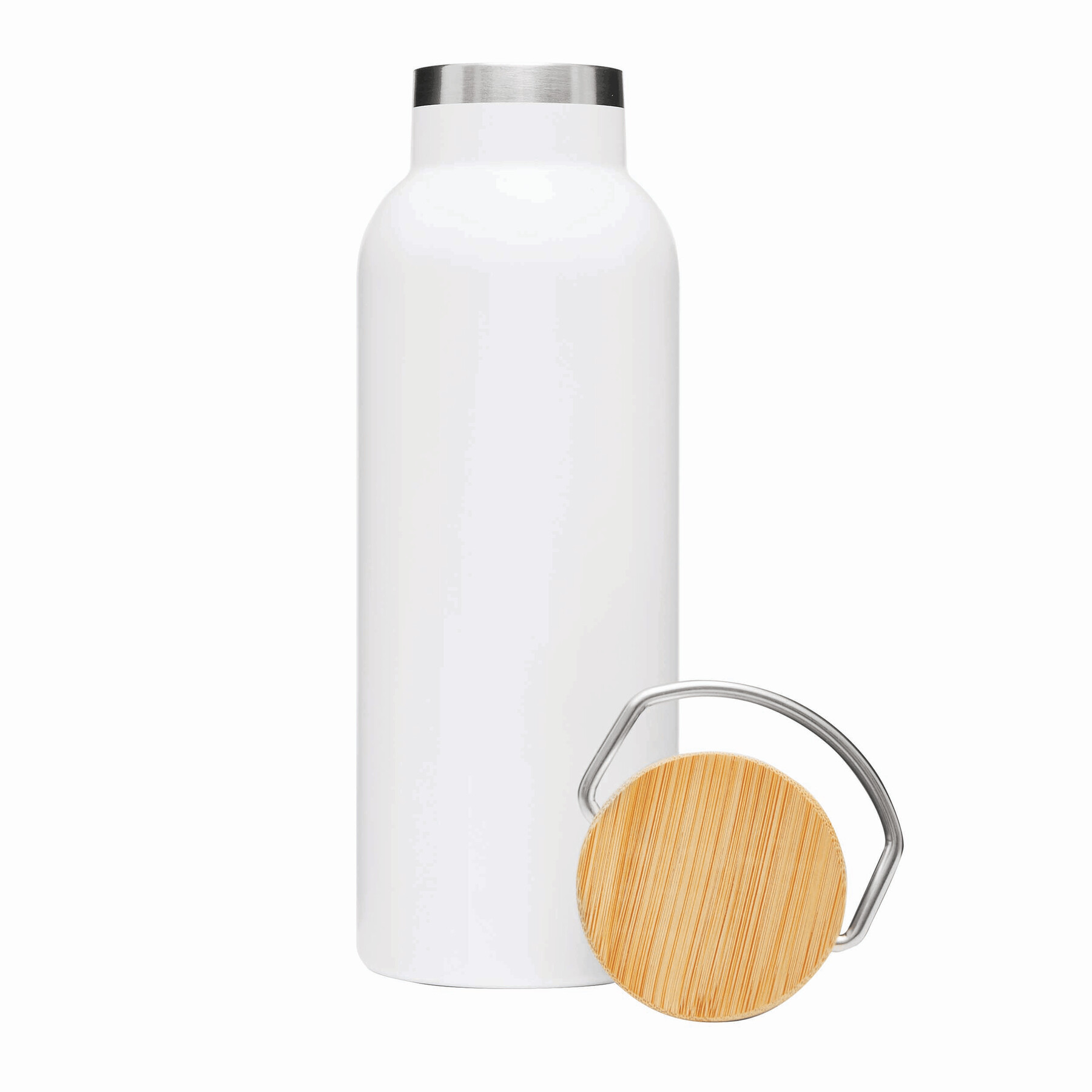 Vakuum-Trinkflasche ECO FLAVOUR, weiß