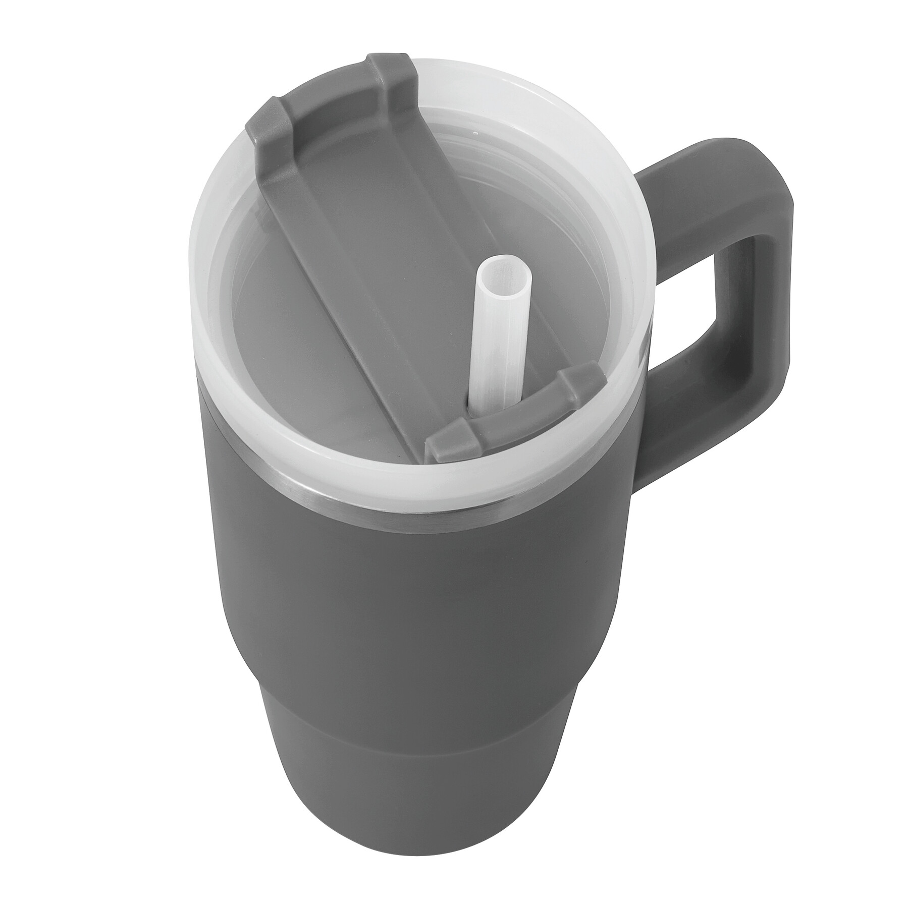 Vakuum-Isolierbecher DRINK DELUXE, grau