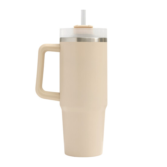 Vakuum-Isolierbecher DRINK DELUXE, beige