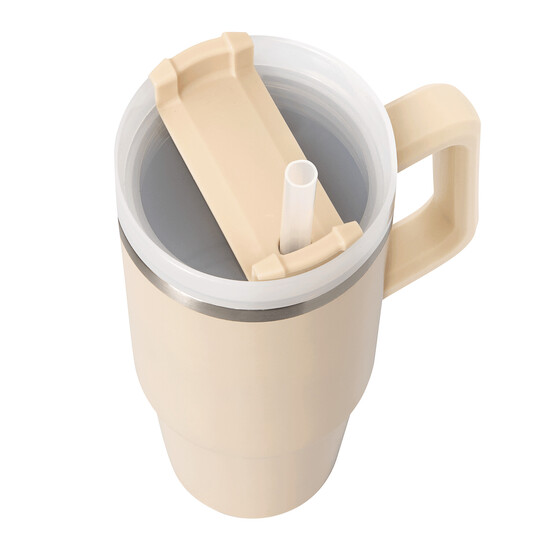 Vakuum-Isolierbecher DRINK DELUXE, beige