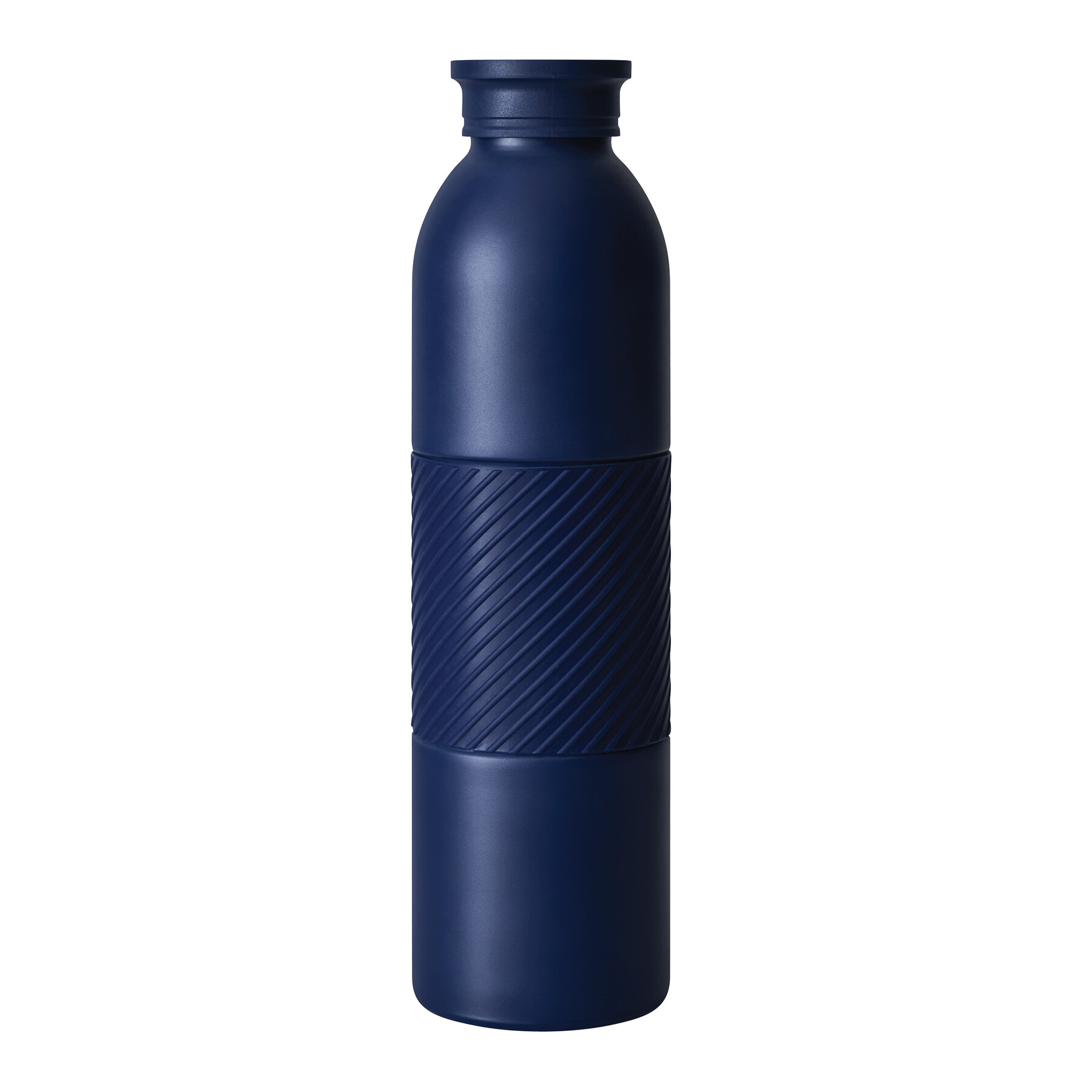 Vakuum-Isolierflasche VACUGRIP, marineblau