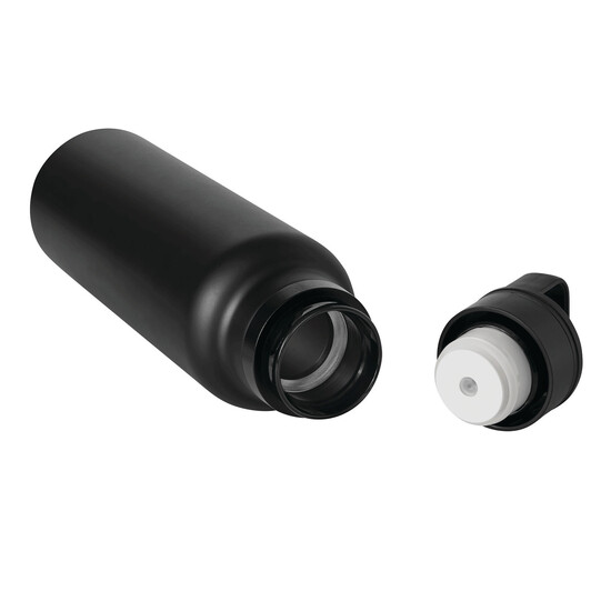 Vakuum-Isolierflasche TRAVELCLICK, schwarz