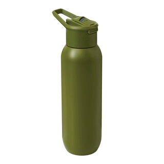 Vakuum-Isolierflasche TREKSTEEL, armygrün