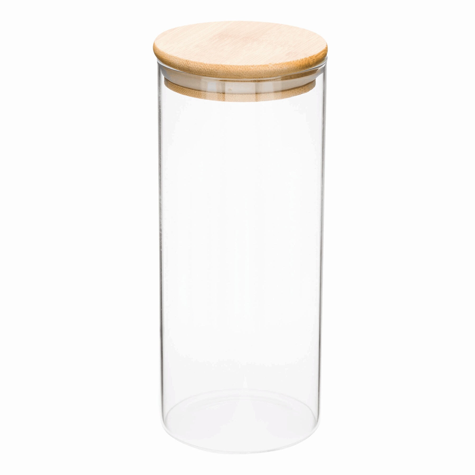 Glas-Vorratsdose ECO STORAGE L, Füllmenge ca. 850 ml, braun, transparent