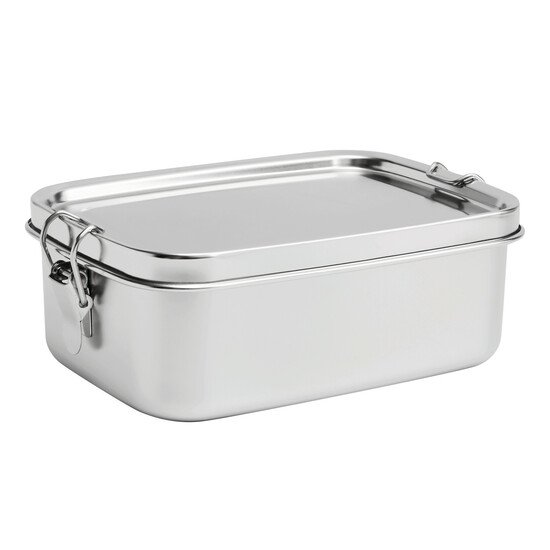 Edelstahl Lunchbox STRONG BREAK, silber