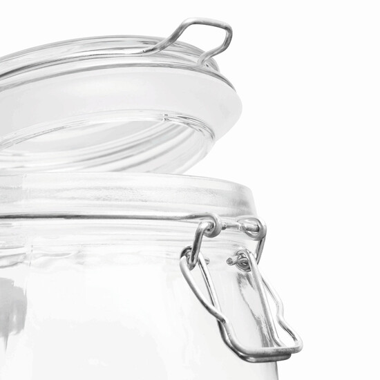 Vorratsglas CLICKY M mit Bügelverschluss, Füllmenge ca. 500 ml, transparent