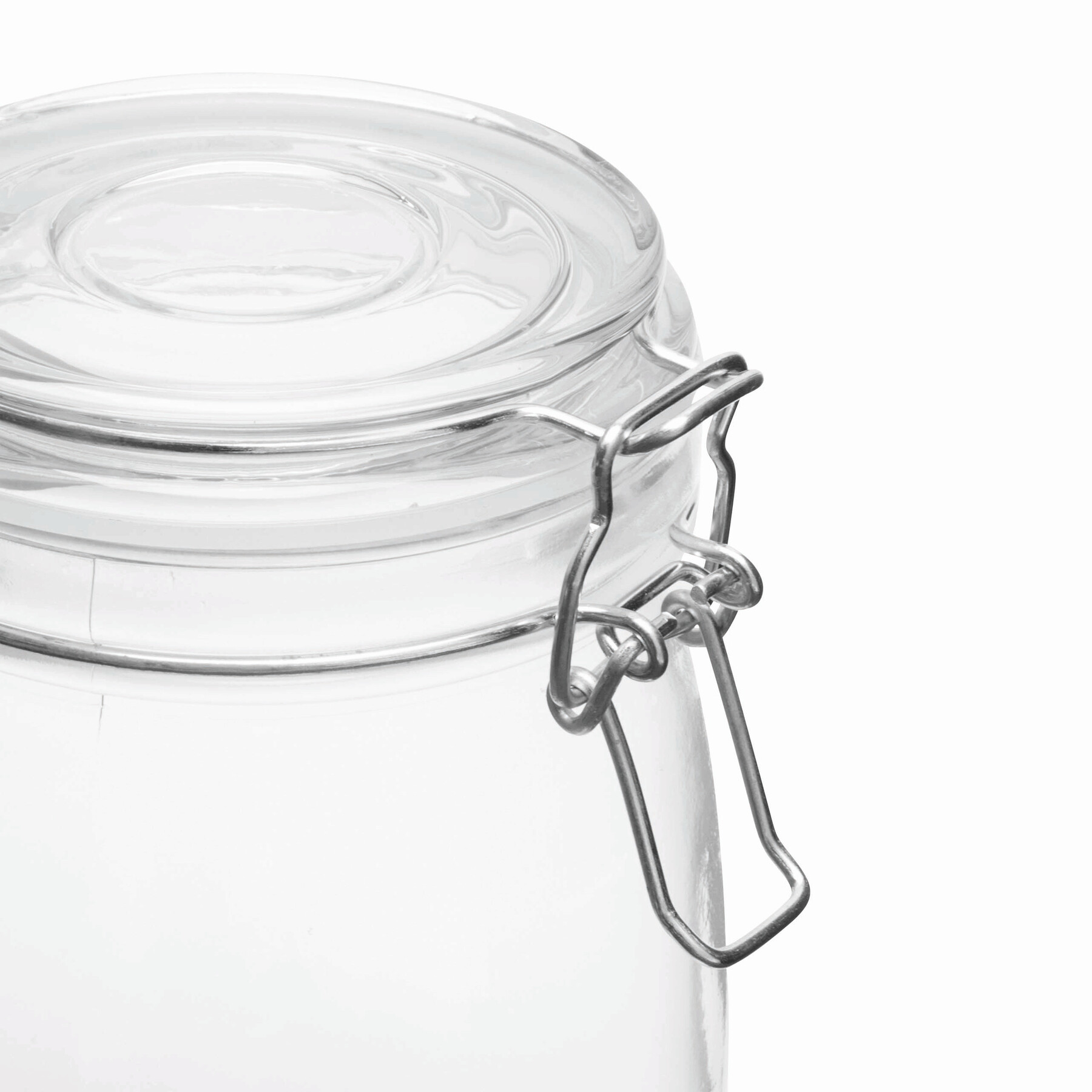 Vorratsglas CLICKY L mit Bügelverschluss, Füllmenge ca. 750 ml, transparent