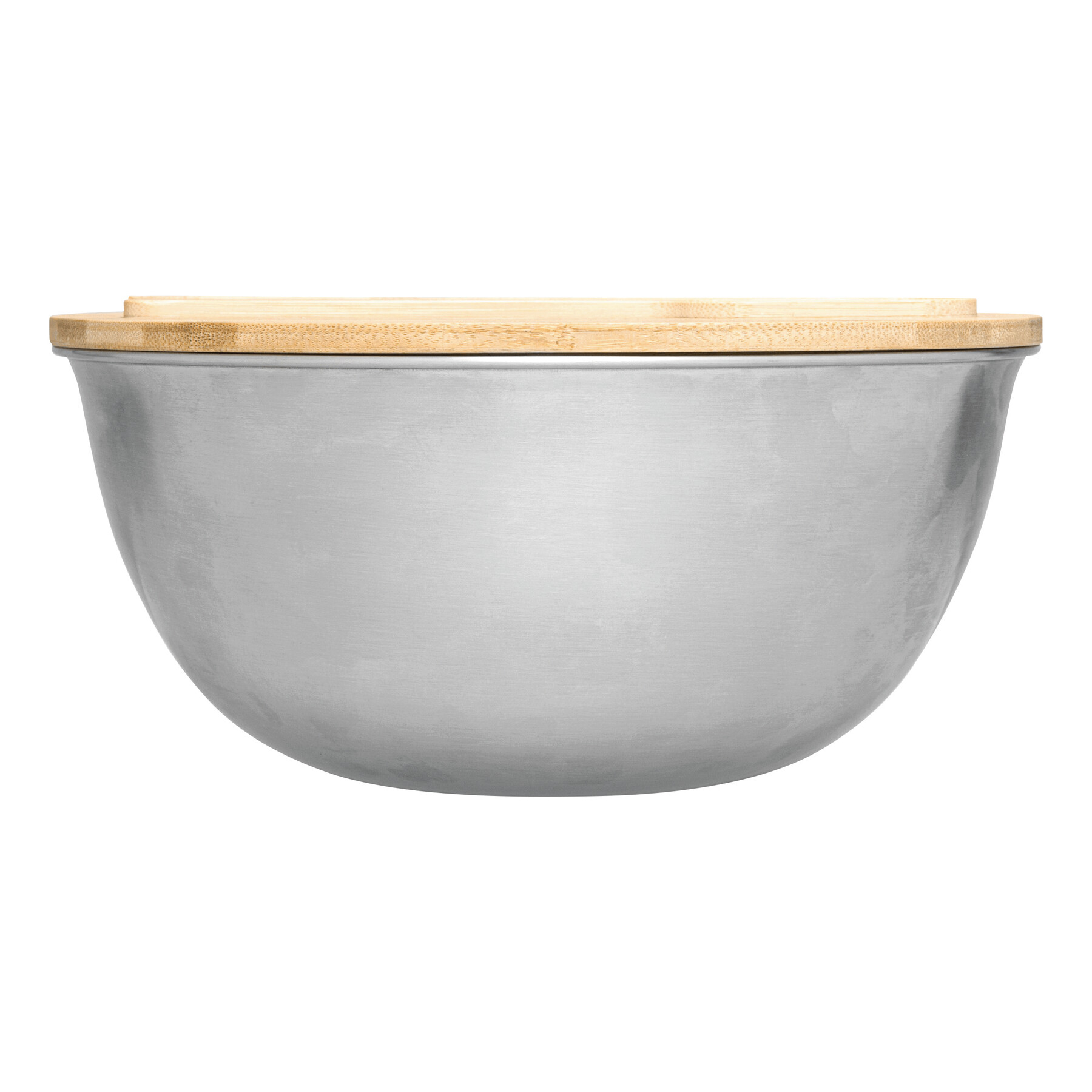 Salatschüssel EAT HEALTHY, braun, silber