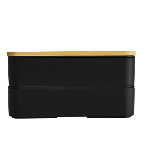 Lunchbox DOUBLE LEVEL, schwarz