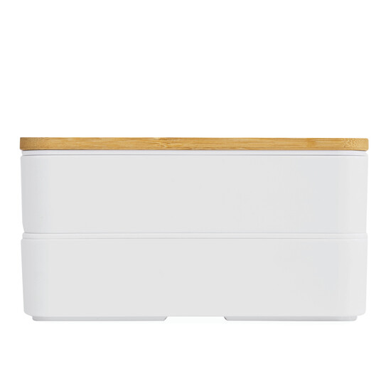 Lunchbox DOUBLE LEVEL, weiß