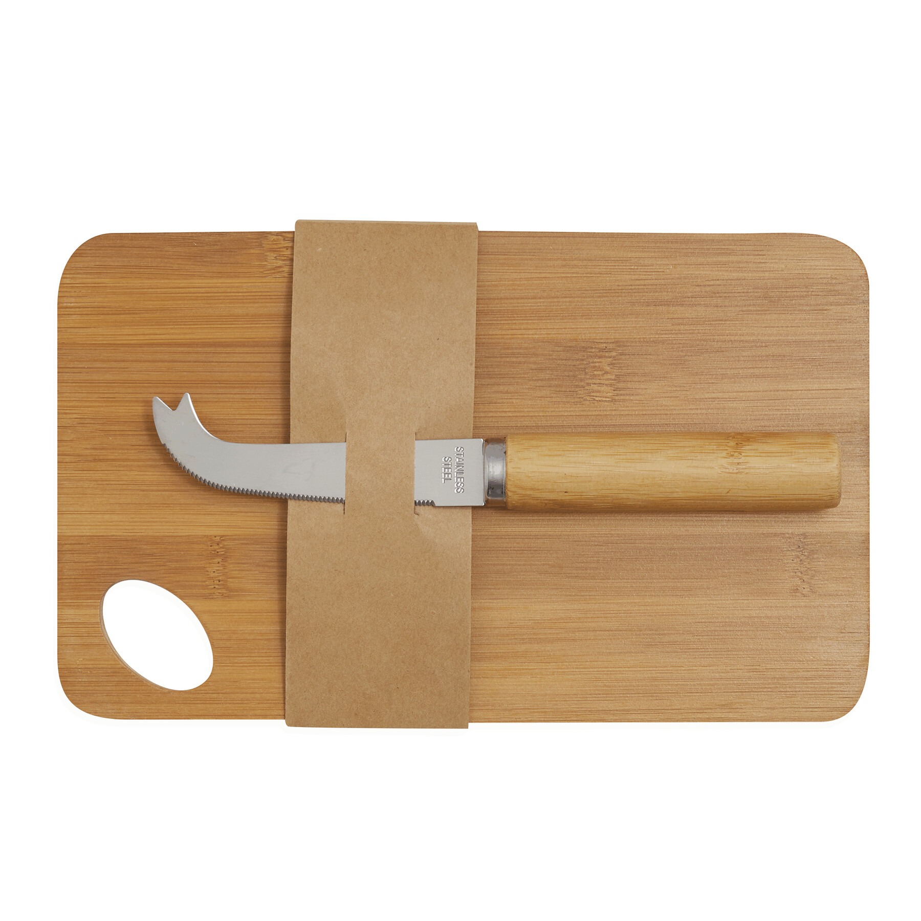 Käseset BAMBOO CHEESY, braun