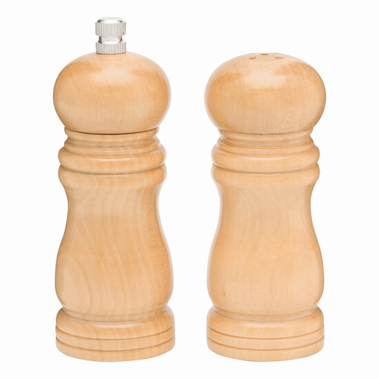 Salzstreuer & Pfeffermühle im Set DUO SPICE, braun
