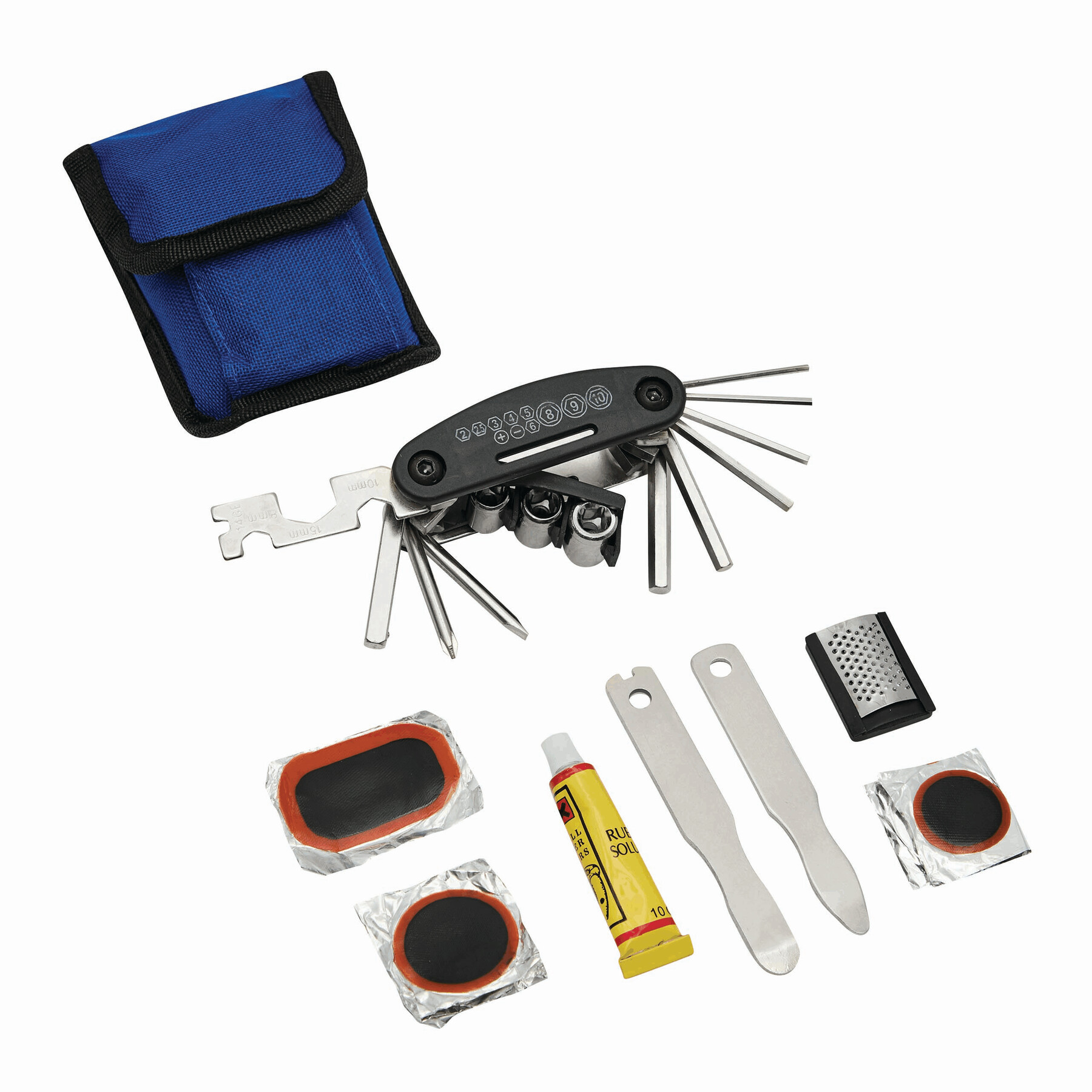 Fahrradwerkzeug ON TOUR, blau, schwarz