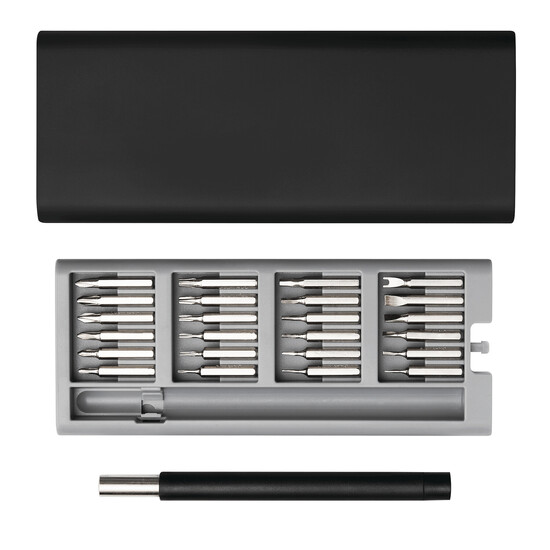 Schraubendreher-Set BIT PRECISION, 26-teilig, schwarz