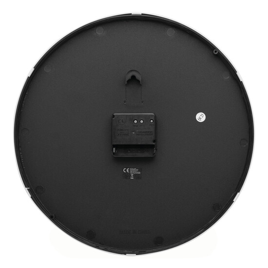 Funk-Wanduhr URANUS, silber, weiß