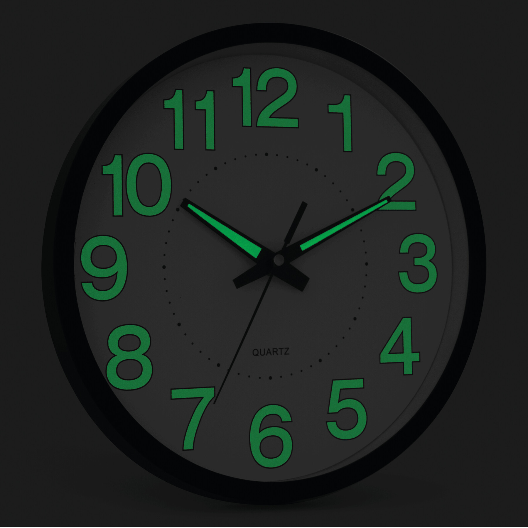 Wanduhr SUN, schwarz, weiß