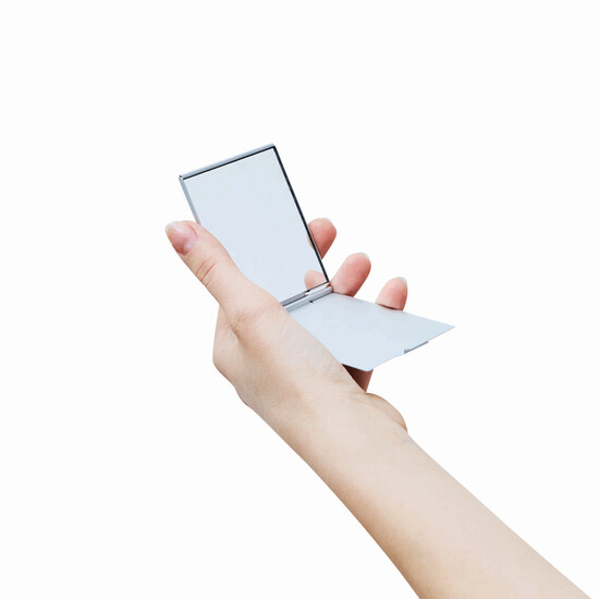 Taschenspiegel DONNA, silber