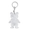 Reflektierender Schlüsselanhänger TEDDY, weiß