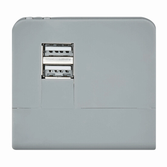 Reiseadapter TRAVEL MATE, grau