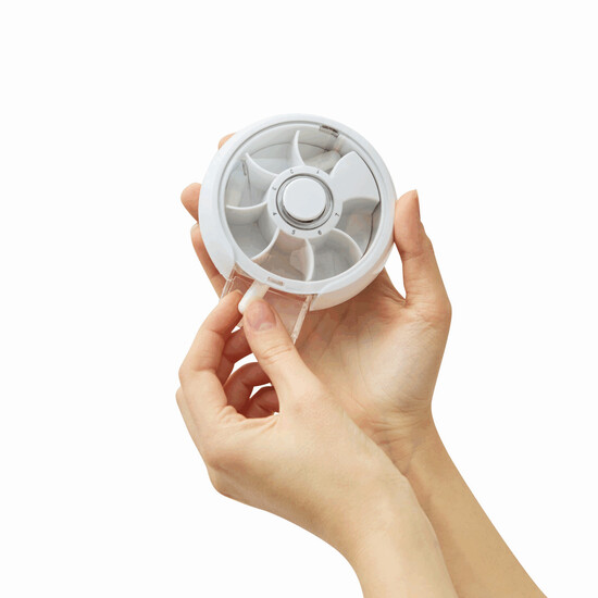 Tablettendose DAY BY DAY, weiß