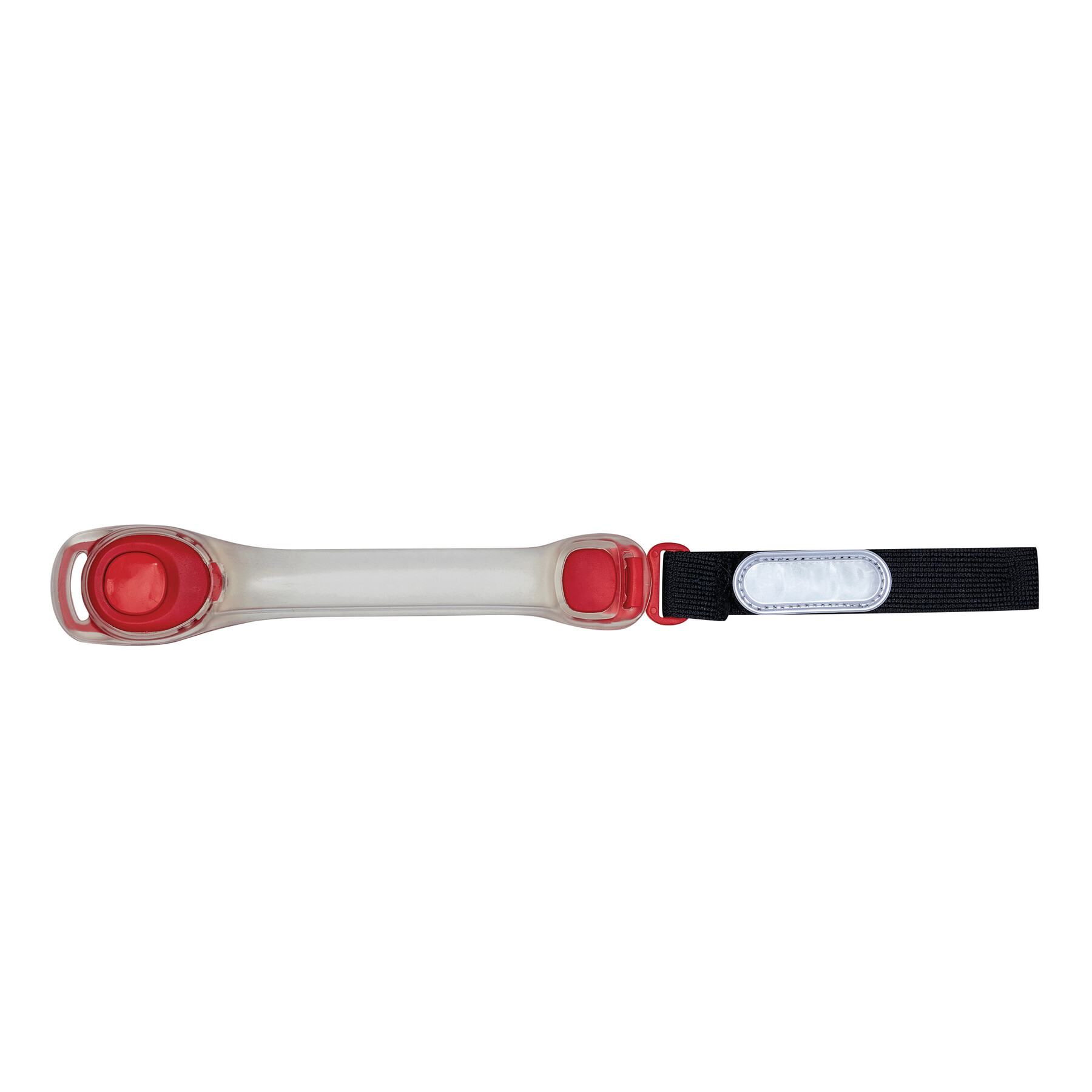 Blinklicht JOGGER, rot, transparent