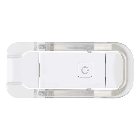 Aufladbare LED-Leselampe FLIPCLIP, weiß