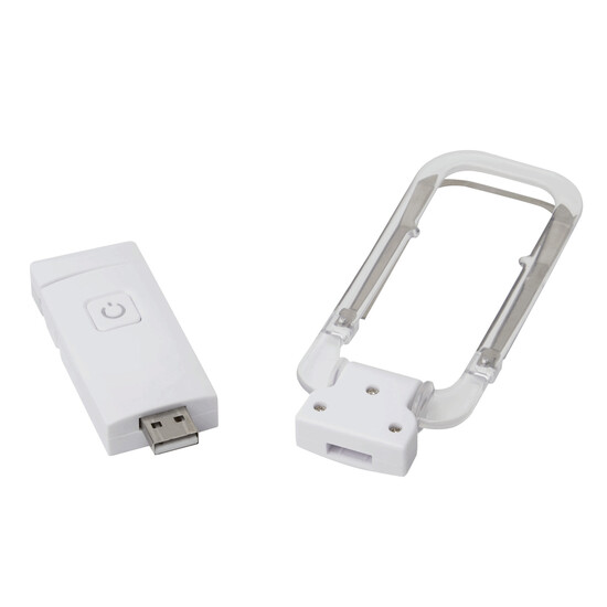 Aufladbare LED-Leselampe FLIPCLIP, weiß