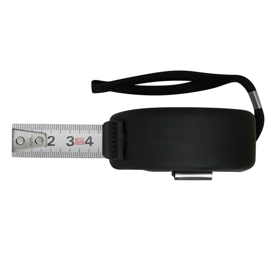 Maßband WORKER, 5m, schwarz, silber