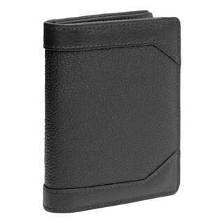 Echtleder-Kreditkartenbörse WALL STREET, schwarz