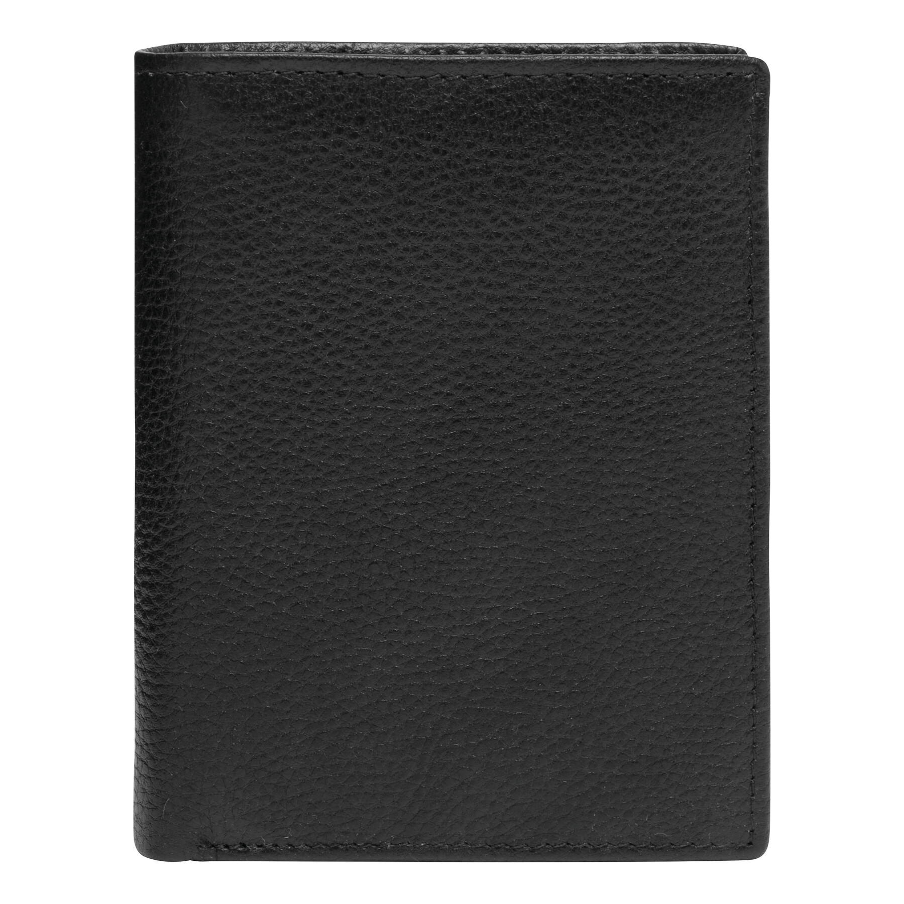 Echtleder-Geldbörse TRAPANI, schwarz