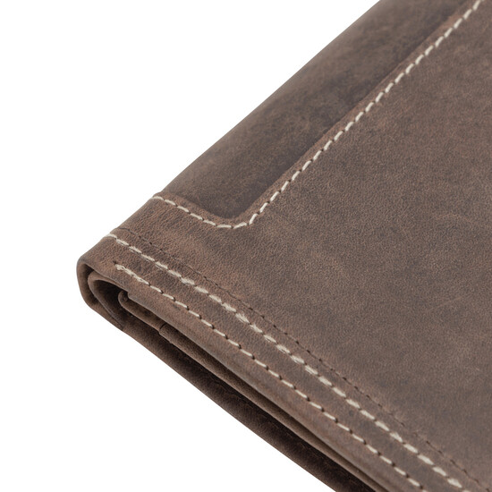 Echtleder-Geldbörse WILD STYLE II, braun