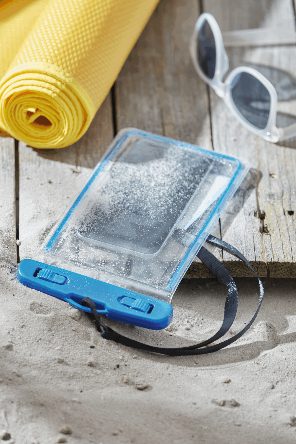 Tasche DIVER, blau, transparent