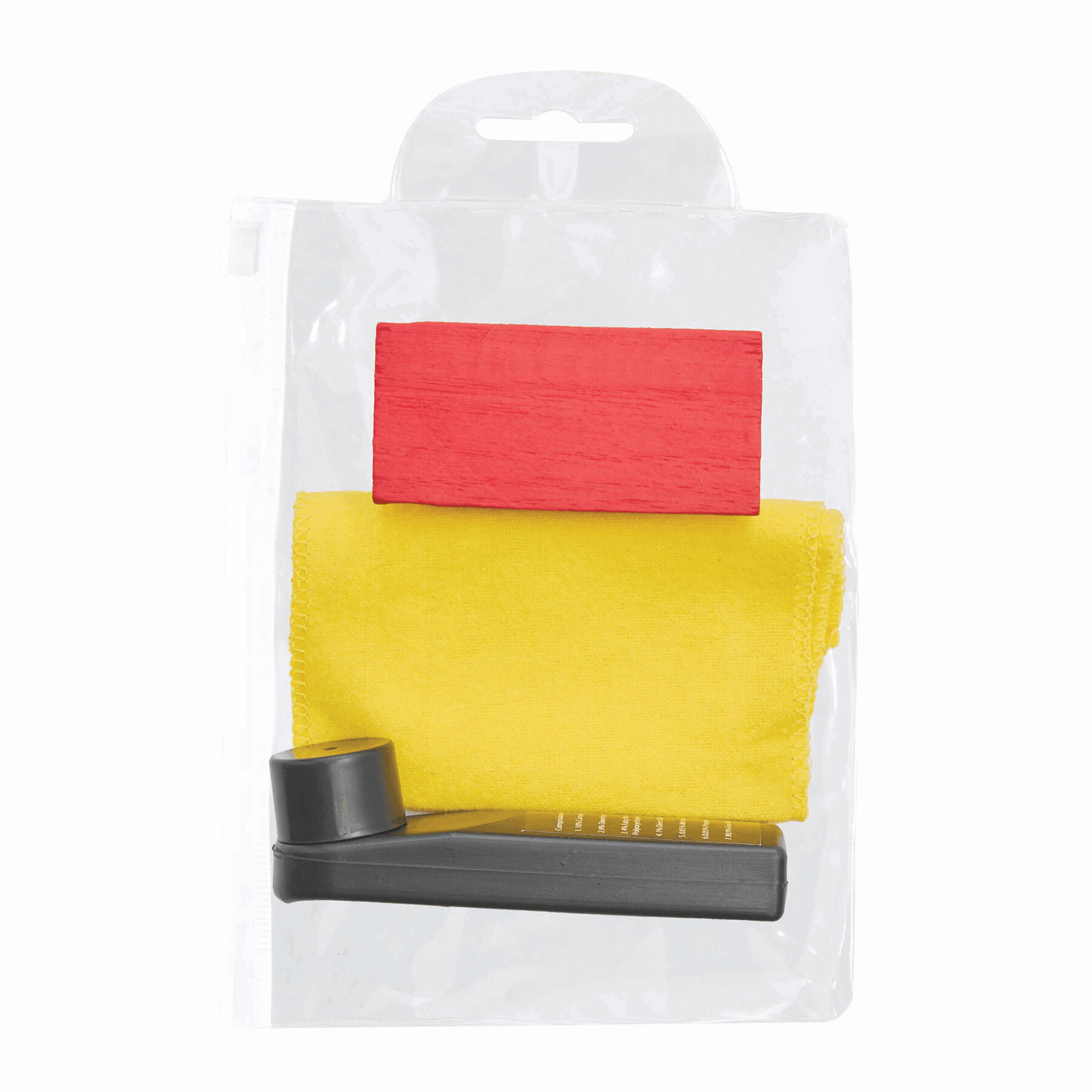 Schuhputzset SMALL SHINE, gelb, rot, schwarz