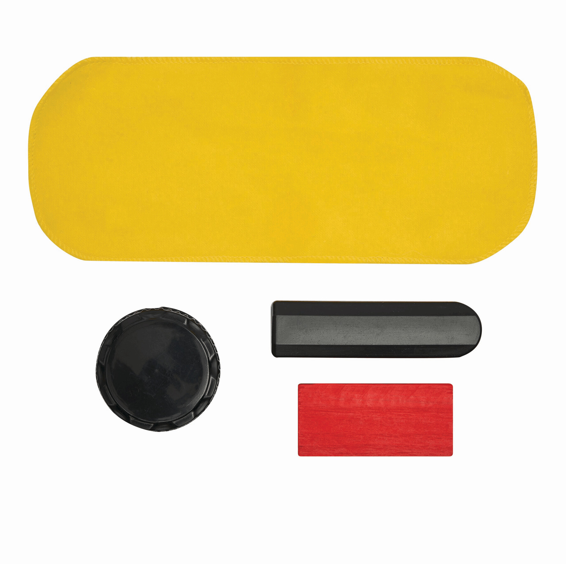 Schuhputzset SMALL SHINE, gelb, rot, schwarz