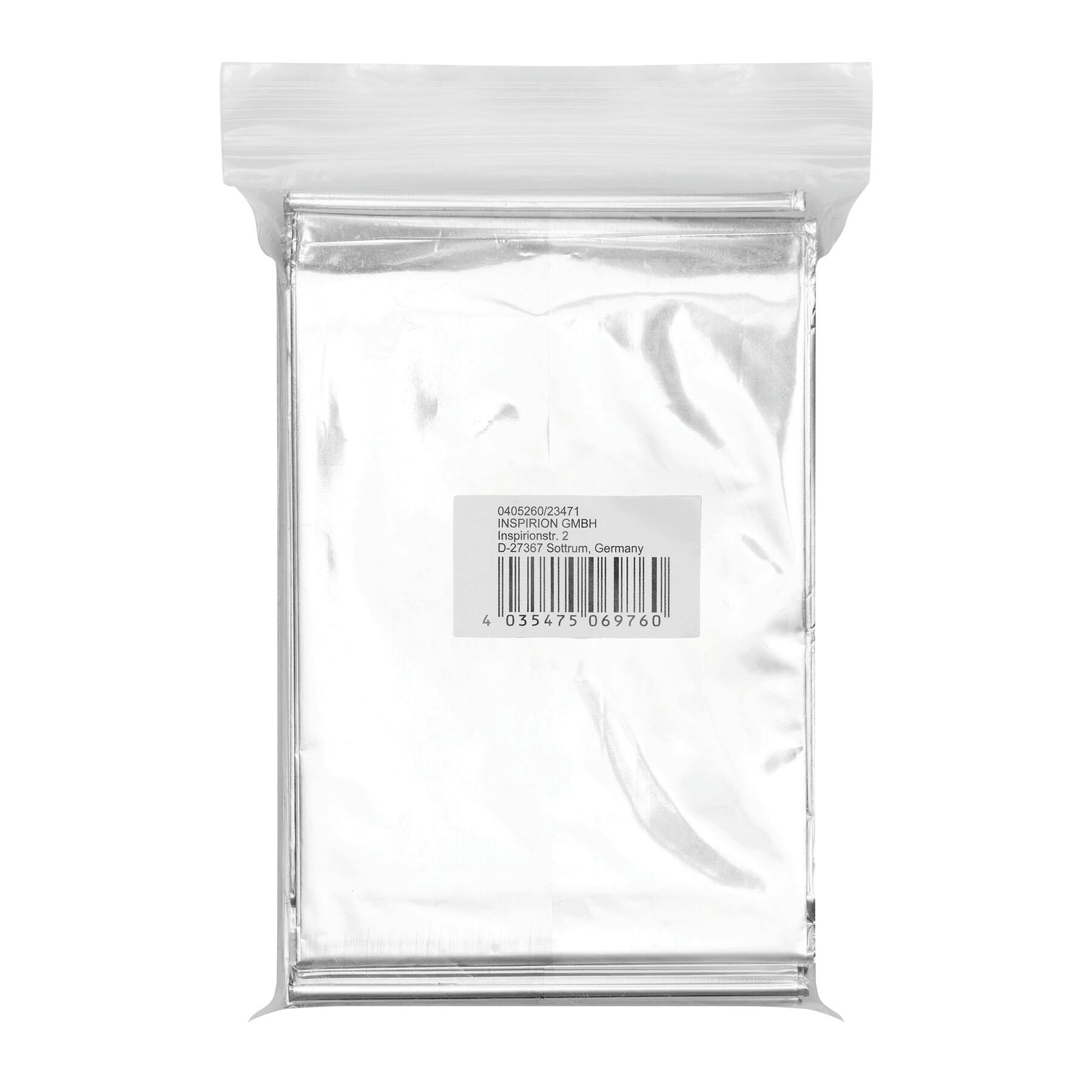 Wärmedecke COVERING UP, silber