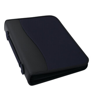 2-Ring-Dokumentenmappe AVANTI RING im DIN-A4-Format, blau, schwarz