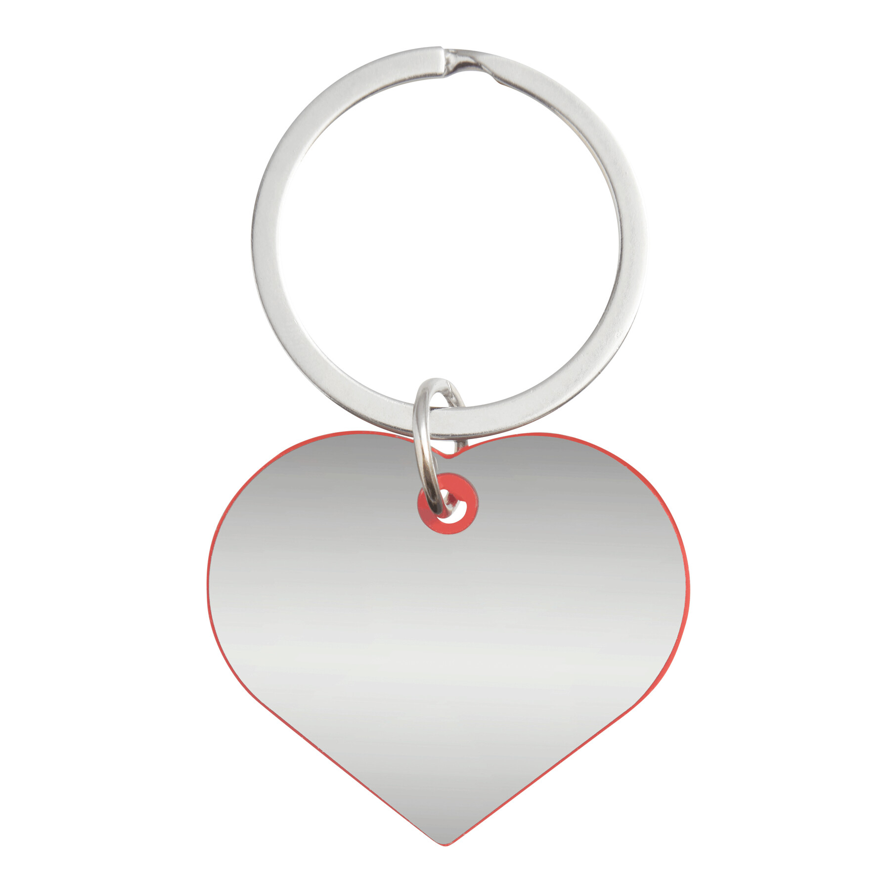 Schlüsselanhänger EVERLASTING LOVE, rot, silber