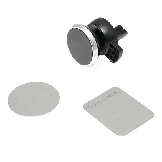 Magnet Telefonhalter FLUX, schwarz, silber