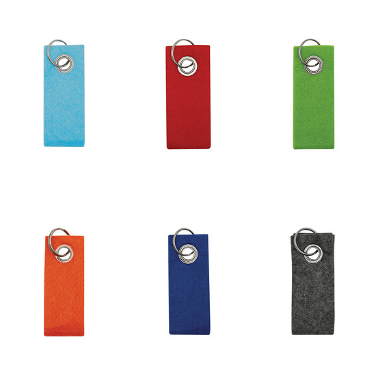 Schlüsselanhänger FELT, türkis