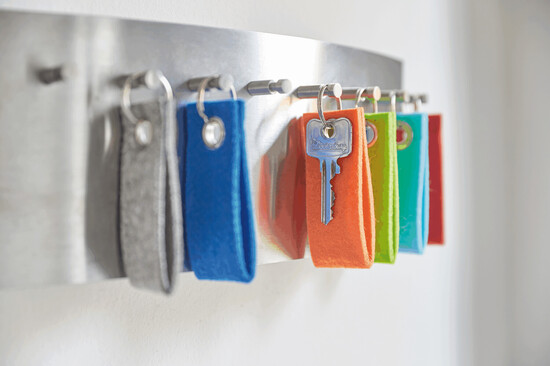 Schlüsselanhänger FELT, orange