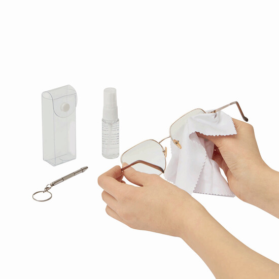 Brillen-Reinigungsset VIEW, transparent