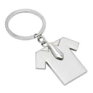 Schlüsselanhänger TIE SHIRT, silber