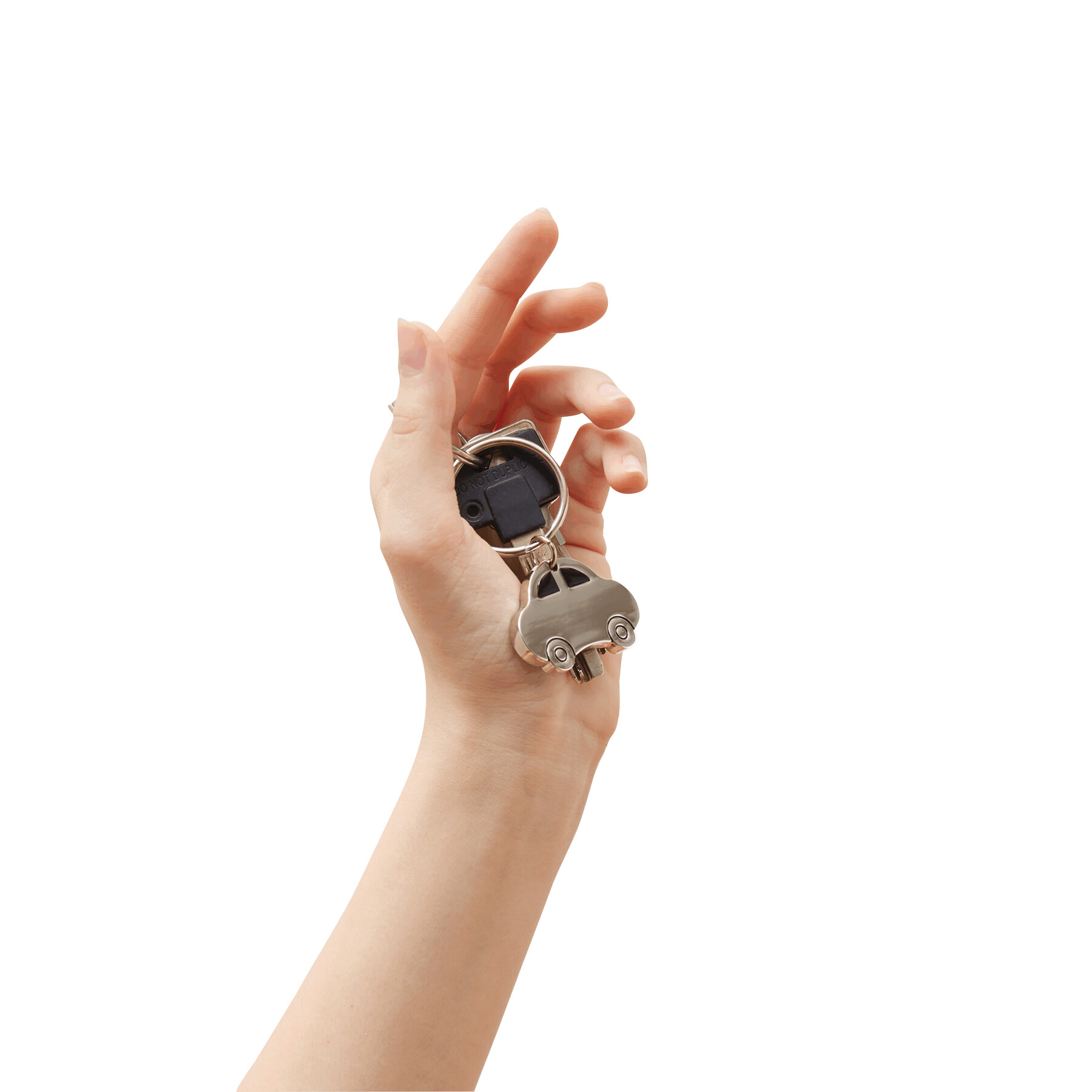 Metall-Schlüsselanhänger LIMOUSINE, silber