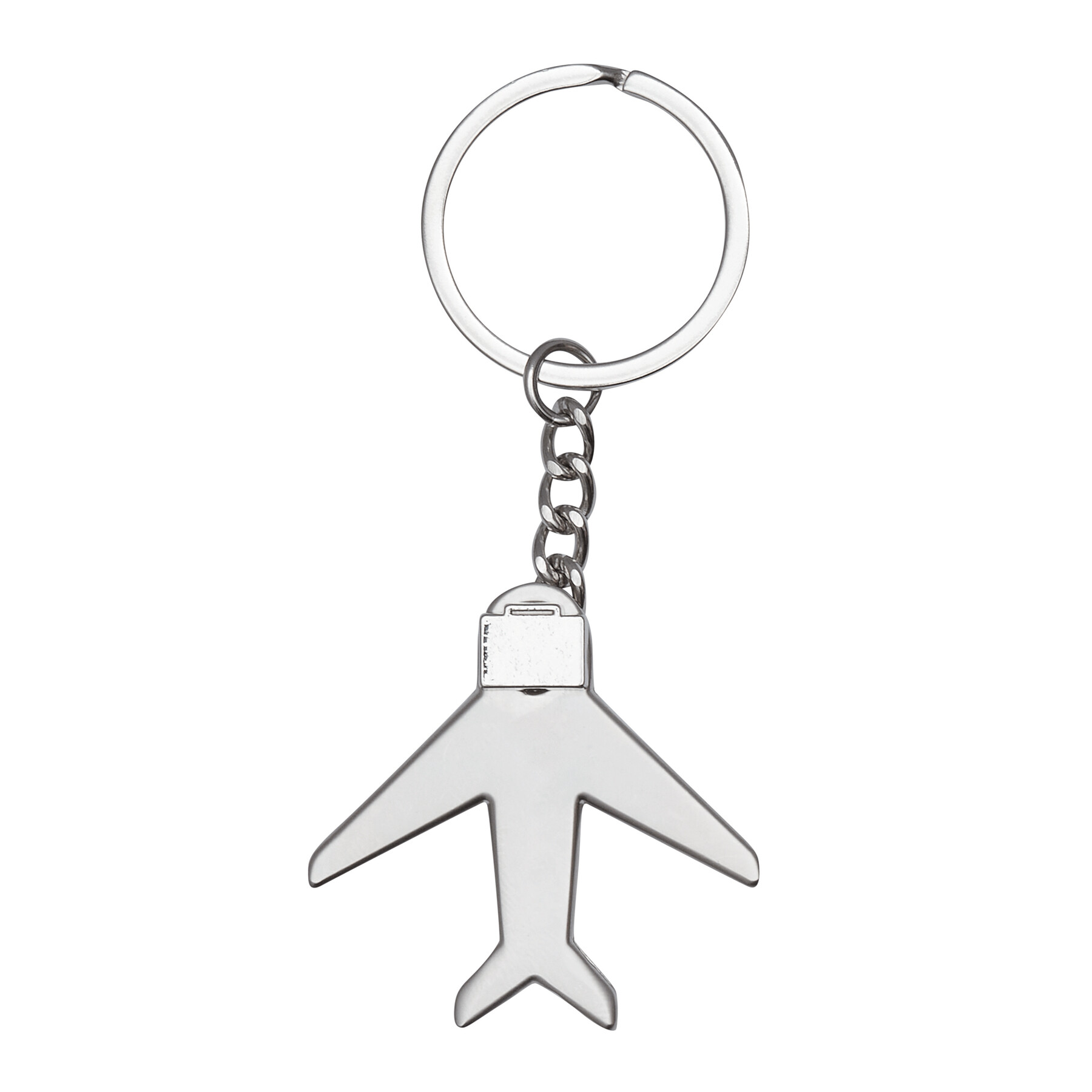 Schlüsselanhänger AIRCRAFT, silber