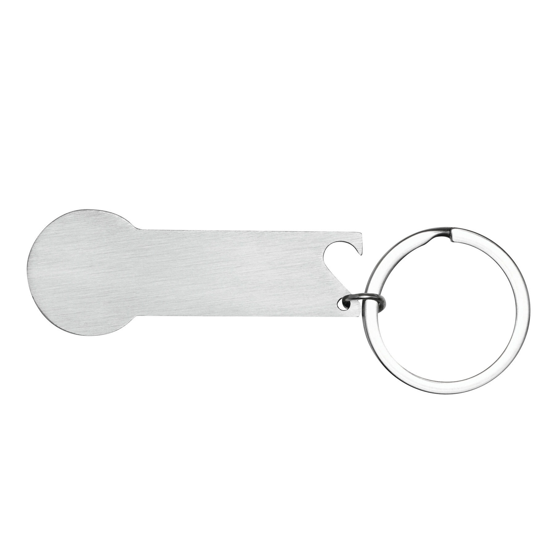 Einkaufswagenlöser NO COIN, silber