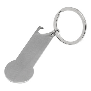 Einkaufswagenlöser NO COIN, silber