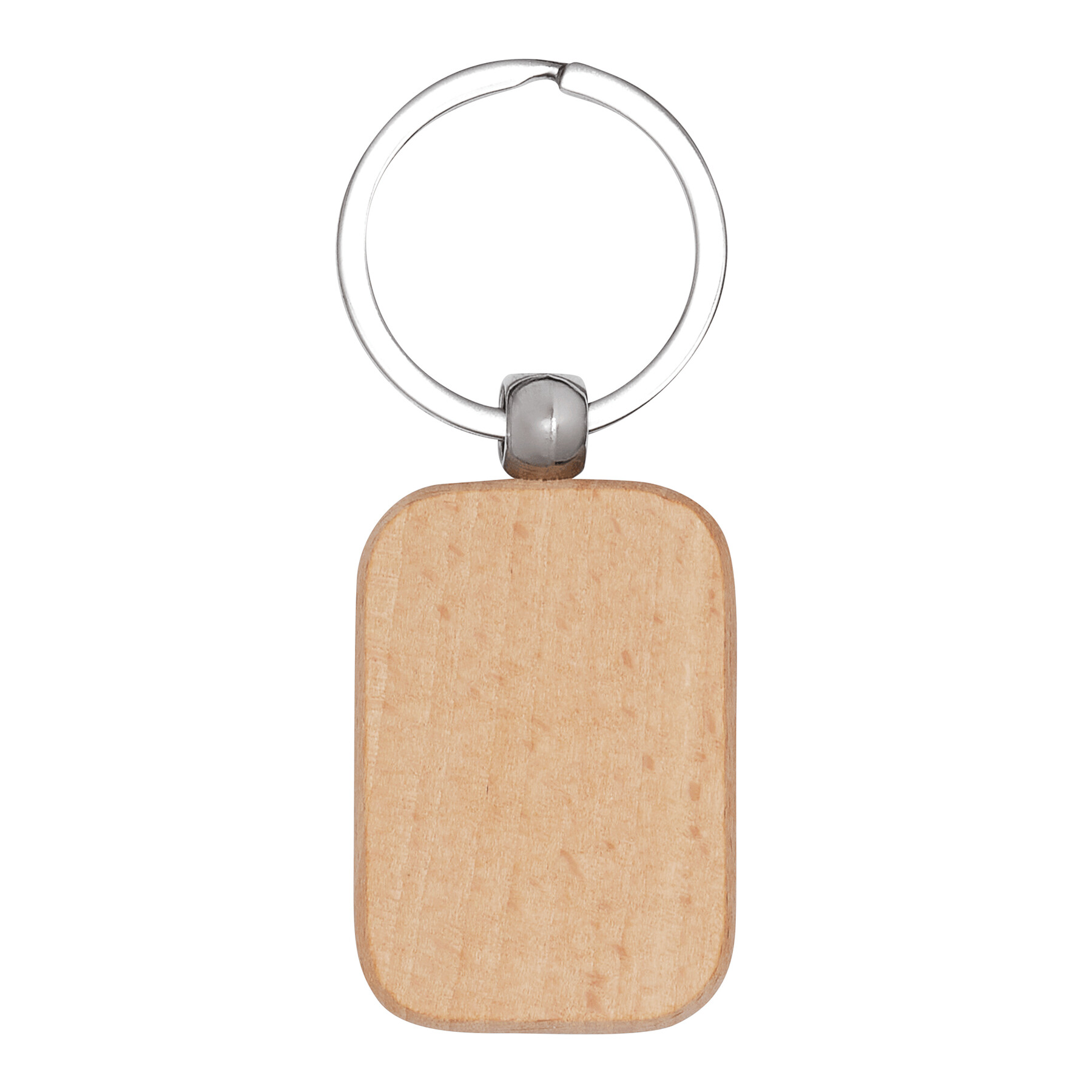 Schlüsselanhänger TIMBER, braun, silber